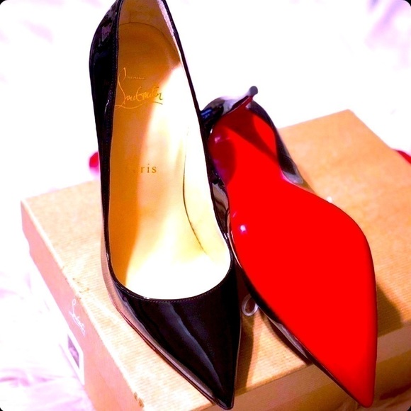 CHRISTIAN Louboutin Pigalle Follies in 85mm. Black patent. EU36.5 100% authentic - Picture 4 of 11